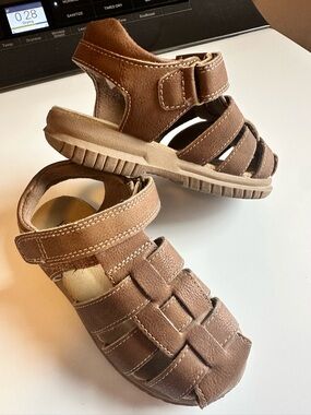 The Children's Place Brown Boys' Woven Fisherman Sandals